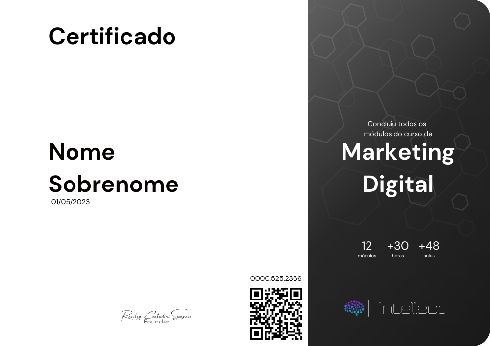 certificado-curso-de-inglês-intellect